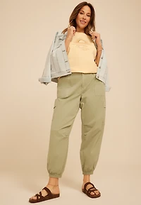 Plus Sun Embroidered Standard Fit Graphic Tee