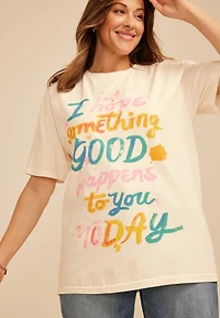 Plus Hope Something Good Standard Fit Graphic Tee