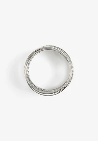 Silver Bangle Set