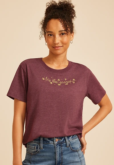 Tis the Season Vintage Fit Graphic Tee