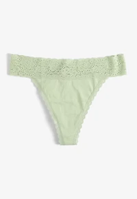 Simply Comfy Cotton Thong Panty