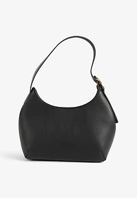 Pebbled Faux Leather Shoulder Bag