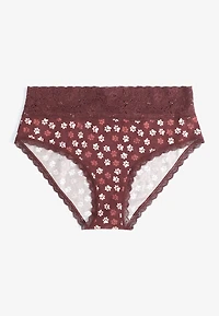 Simply Comfy Cotton Paw Print Hipster Panty