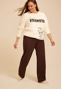 Plus Peanuts Snoopy Fall Graphic Sweatshirt