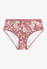 True Stretch Jersey Floral Print Hipster Panty
