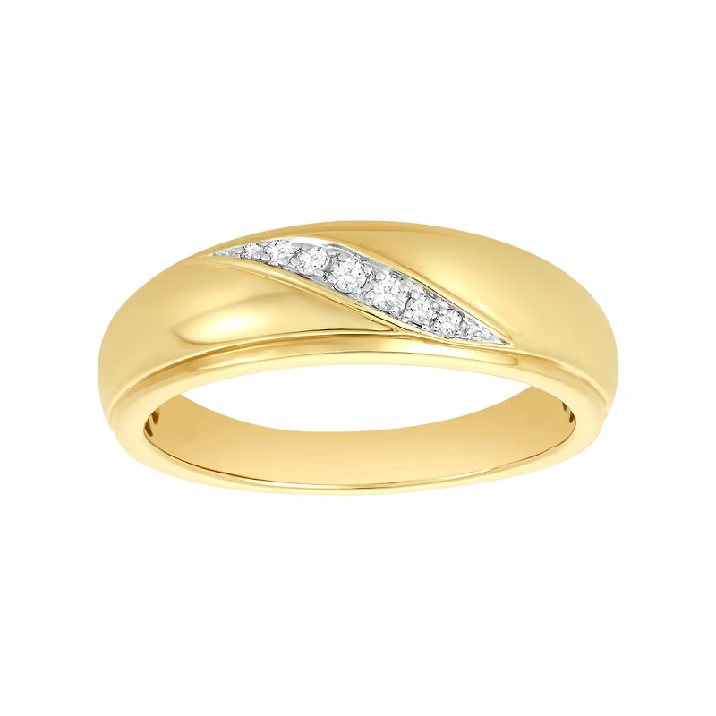 14K Two Tone Gold Flower Cluster Diamond Wedding Trio