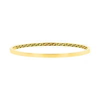 14K Yellow Gold Square High Polish Bangle