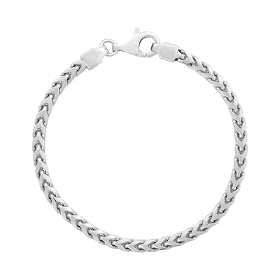 Silver 4.3mm Franco Men's Bracelet