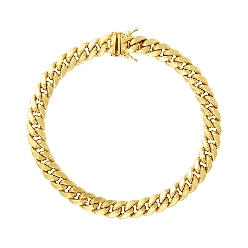 14K Yellow Gold 7.2mm Miami Cuban Bracelet