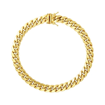 14K Yellow Gold 7.2mm Miami Cuban Bracelet