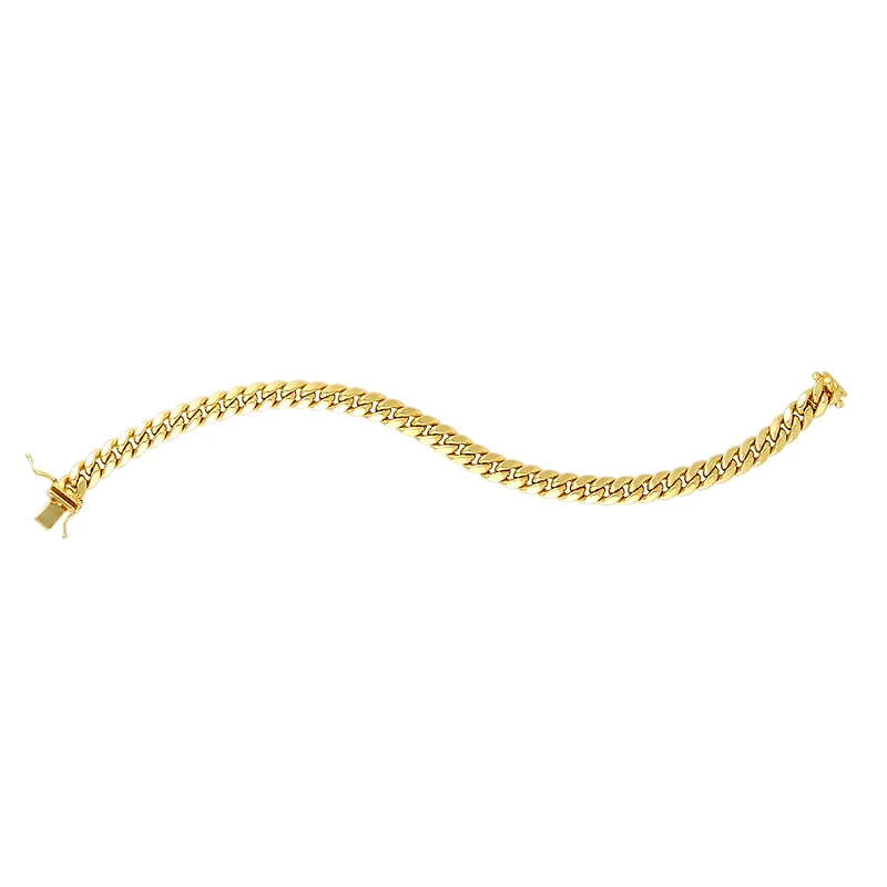 14K Yellow Gold 7.2mm Miami Cuban Bracelet