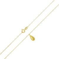 14K Yellow Gold Tear Drop Earrings and Pendant Matching Set