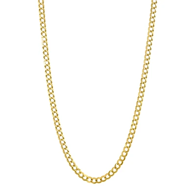 14K Yellow Gold 5.7mm Curb Chain