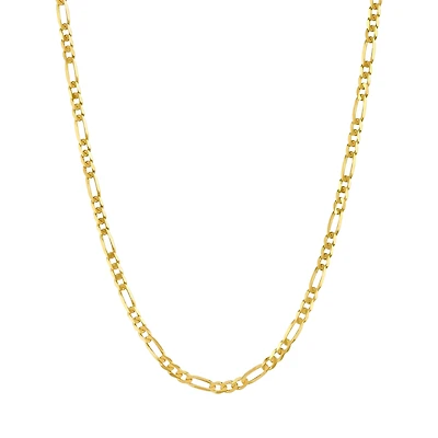 14K Yellow Gold 2mm Figaro Chain