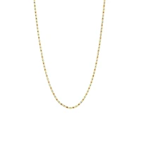 14K Gold Tri-Color 2mm Valentino Chain