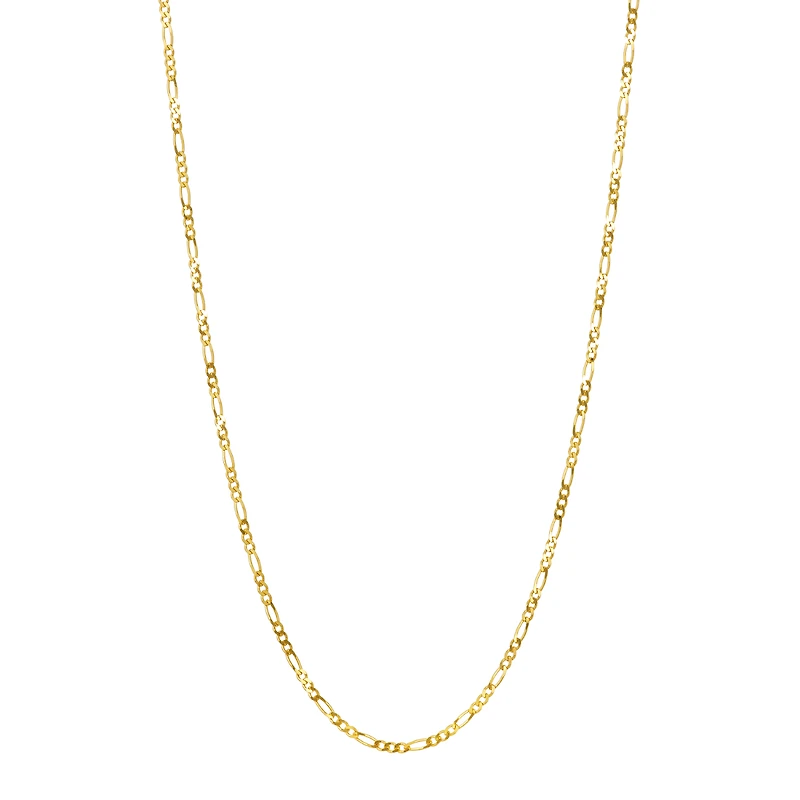 14K Yellow Gold 1.8mm Figaro Chain
