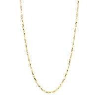 14K Yellow Gold 1.8mm Figaro Chain