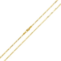 14K Yellow Gold 1.8mm Figaro Chain