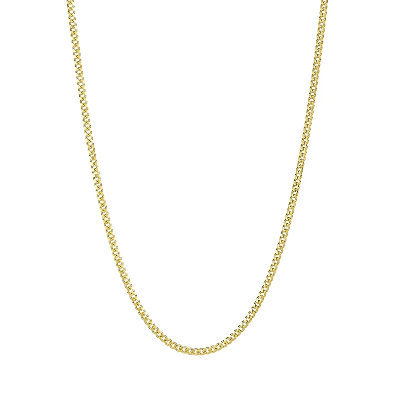 14K Yellow Gold 2.5mm Miami Cuban Chain
