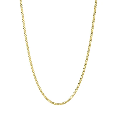14K Yellow Gold 2.5mm Miami Cuban Chain