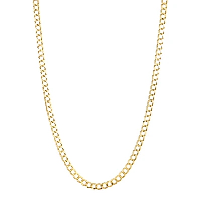 14K Yellow Gold 4.6mm Curb Chain