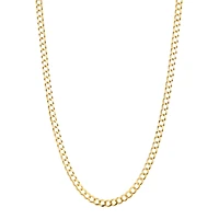14K Yellow Gold 4.6mm Curb Chain
