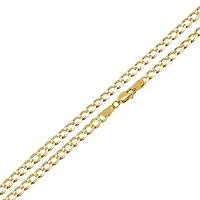 14K Yellow Gold 4.6mm Curb Chain