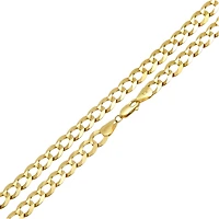 14K Yellow Gold 8.5mm Curb Chain