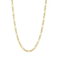 14K Yellow Gold 4.7mm 26-Inch Figaro Chain