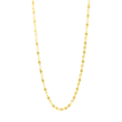 14K Yellow Gold 2.5mm High Polish Valentino Chain