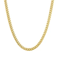 14K Yellow Gold 6.1mm Semi-Solid Miami Cuban Chain
