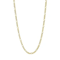 14K Yellow Gold 3.8mm Figaro Chain