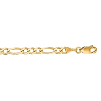 14K Yellow Gold 3.8mm Figaro Chain