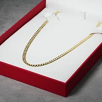 14K Yellow Gold 3.6mm Comfort Curb Chain