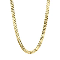 14K Yellow Gold 8.3mm Semi Solid Miami Cuban Chain