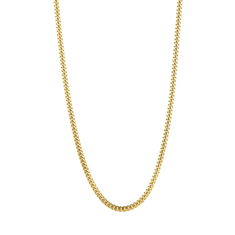 14K Yellow Gold 4mm Miami Cuban Chain