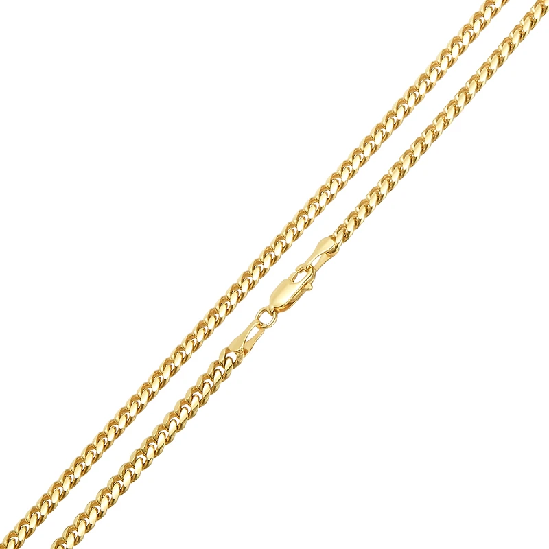 14K Yellow Gold 4mm Miami Cuban Chain