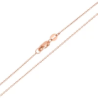 14K Rose Gold .8mm Cable Link Chain