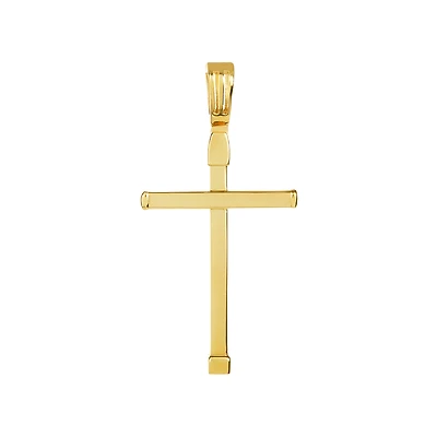 14K Yellow Gold High Polish Cross