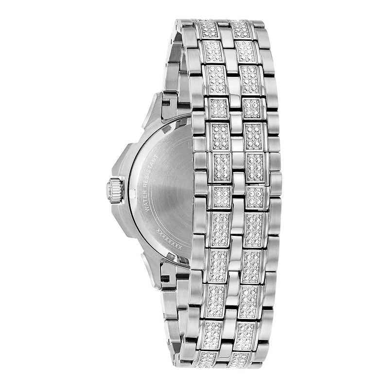 Bulova Octava Crystal Stainless Steel Men's Watch - 96C134