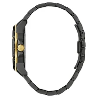 Bulova Marine Star Men's Black Stainless Steel Watch - 98D176