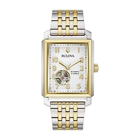 Bulova Sutton Automatic Rectangle Dial Men's Watch - 98A308