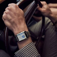 Bulova Sutton Automatic Rectangle Dial Men's Watch - 98A308