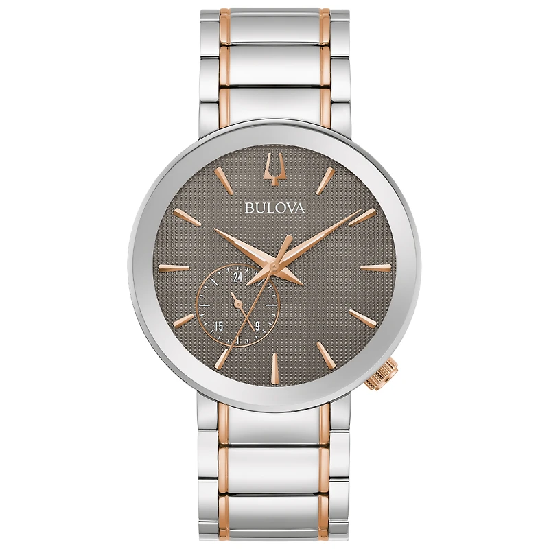 Bulova Futuro Gray Textured Dial Men's Watch - 98A309