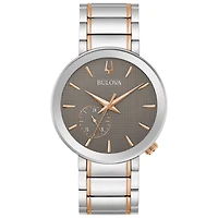 Bulova Futuro Gray Textured Dial Men's Watch - 98A309