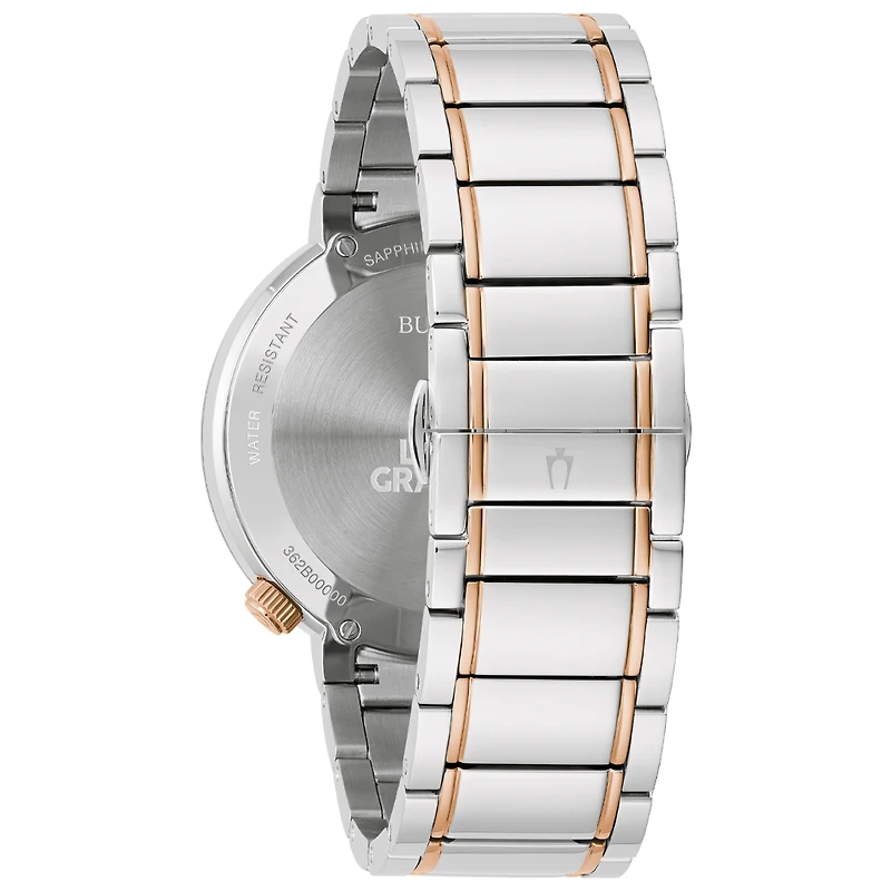 Bulova Futuro Gray Textured Dial Men's Watch - 98A309