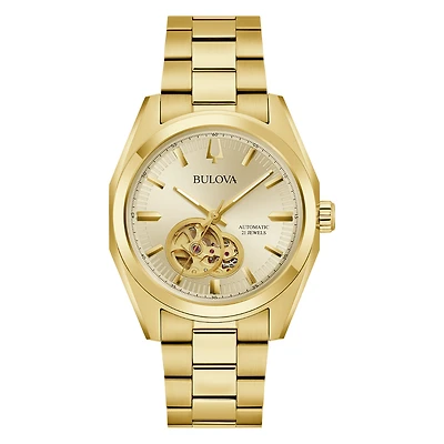 Bulova Surveyor Gold Tone Men's Watch - 97A182