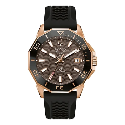 Bulova Marine Star Rose Gold Case Men's Watch - 98B421