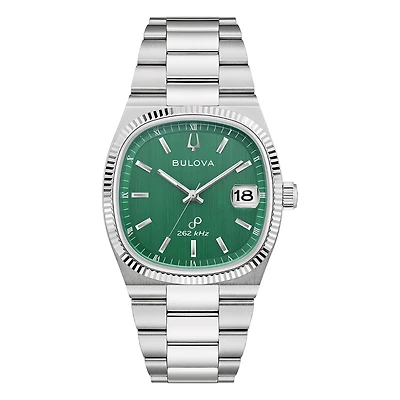 Bulova Seville Green Dial Men's Watch - 96B439