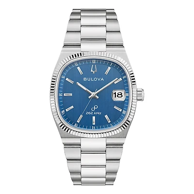 Bulova Seville Blue Dial Men's Watch - 96B439